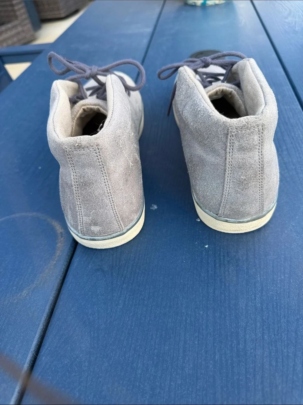Men's Suede Keen Chukka boots in gray